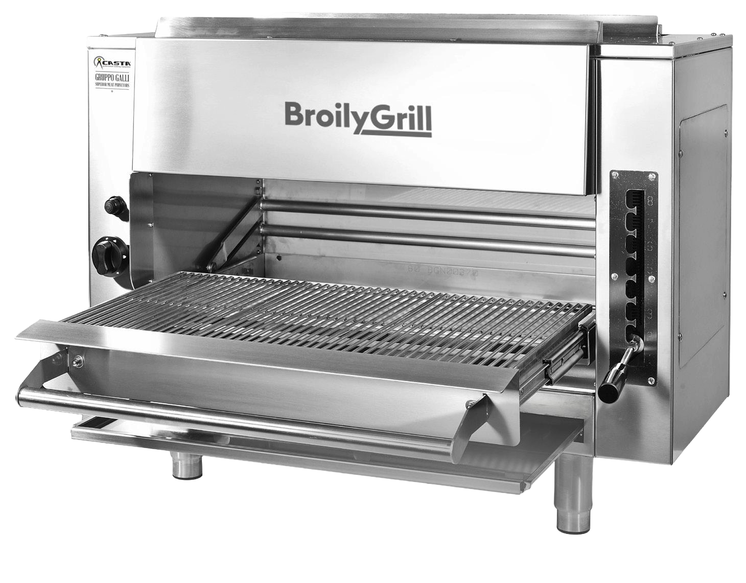 Parrilla profesional BroilyGrill de irradiación a 850 °C
